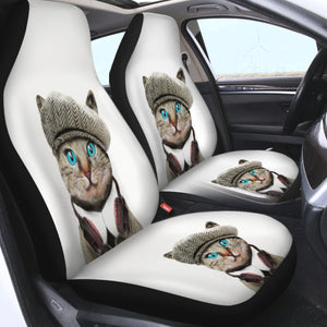 Artist Vibe Cat SWQT5185 Car Seat Covers