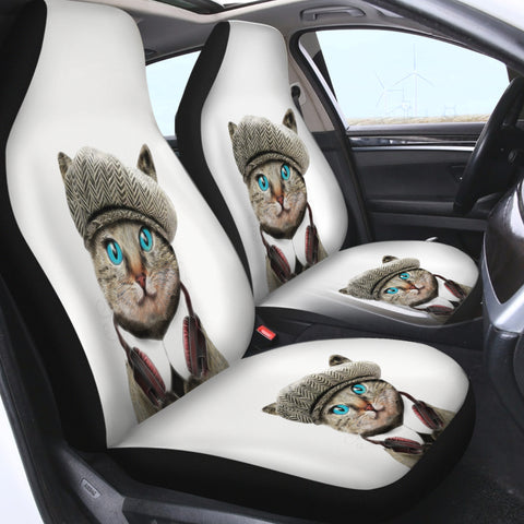 Image of Artist Vibe Cat SWQT5185 Car Seat Covers