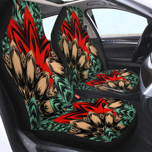 Vintage Color Mandala SWQT5193 Car Seat Covers