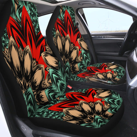 Image of Vintage Color Mandala SWQT5193 Car Seat Covers