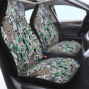 Floral Leopard Pattern Bandana Art SWQT5205 Car Seat Covers