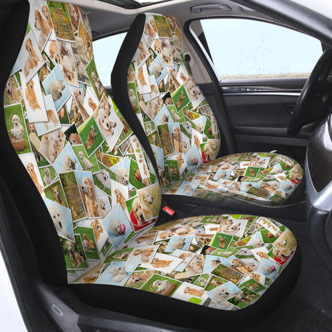 Image of Golden Retriever Pictures SWQT5237 Car Seat Covers