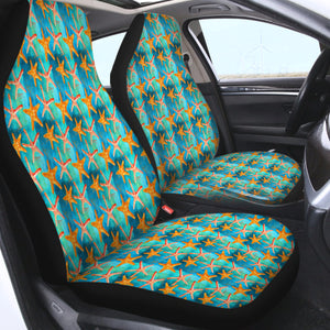 Multi Watercolor Starfish SWQT5243 Car Seat Covers