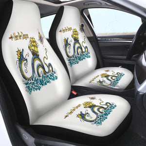 Here Be Dragons SWQT5262 Car Seat Covers