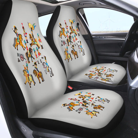 Image of Cute Britain Yeoman Warders SWQT5455 Car Seat Covers