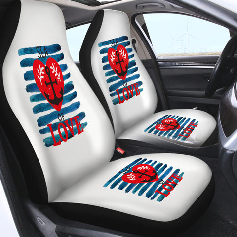 Image of Sea Of Love SWQT5479 Car Seat Covers