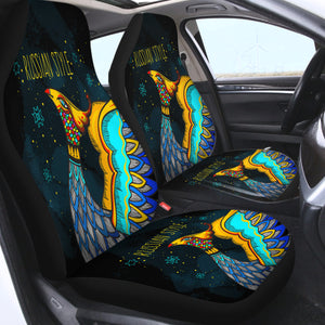 Colorful Russian Style Peacock SWQT5485 Car Seat Covers