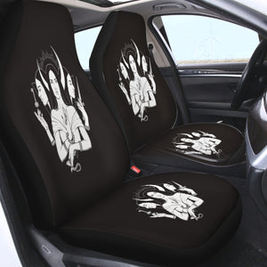 B&W 3-side Of Witch SWQT5496 Car Seat Covers