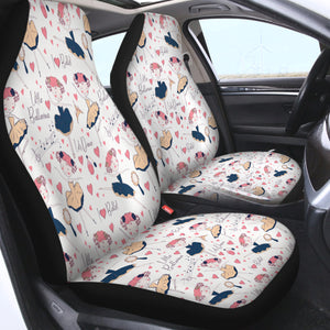 I Love Ballet SWQT6214 Car Seat Covers
