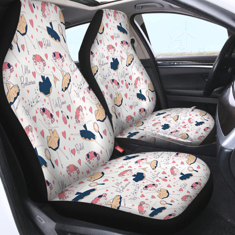 Image of I Love Ballet SWQT6214 Car Seat Covers