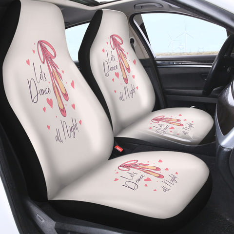 Image of Let's Dance All Night SWQT6216 Car Seat Covers