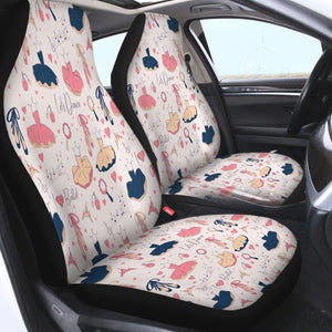 Beautiful Ballet Dress Collection SWQT6217 Car Seat Covers