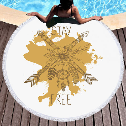 Image of Stay Free SWST3302 Round Beach Towel