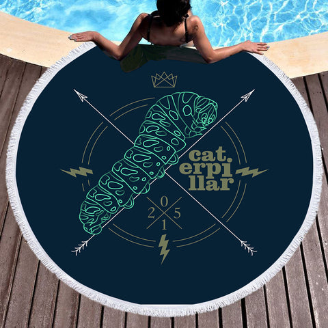 Image of Cat. Eprillar SWST3351 Round Beach Towel