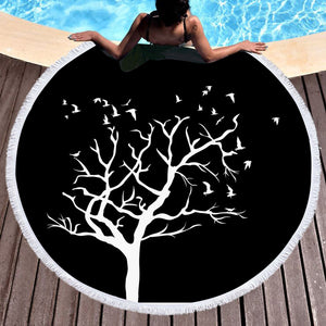 White Tree SWST3371 Round Beach Towel