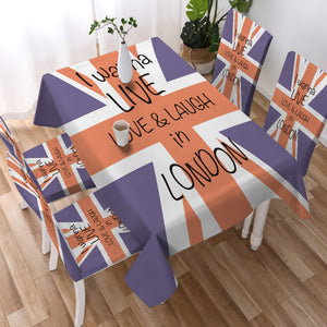 United Kingdom Flag SWZB3800 Waterproof Tablecloth