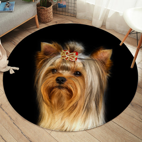 Image of Baby Cute Dog SWTD3299 Round Rug