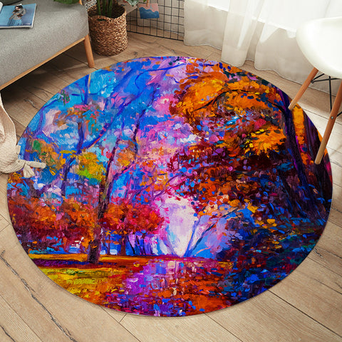 Image of Fall Scenary SWTD3300 Round Rug