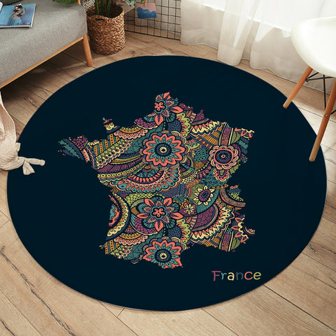 Image of France Pattern SWTD3320 Round Rug