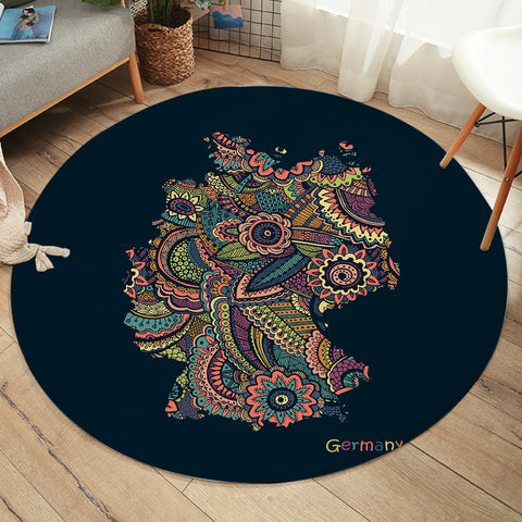 Image of Germany Pattern SWTD3321 Round Rug