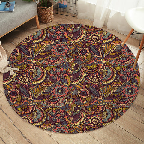 Image of Classical Pattern SWTD3324 Round Rug