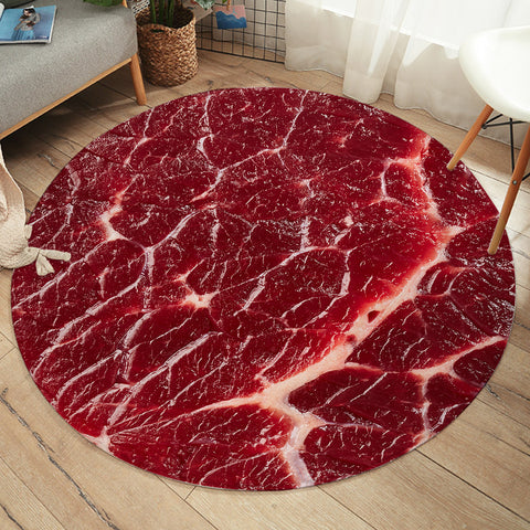 Image of Beef Pattern SWTD3326 Round Rug