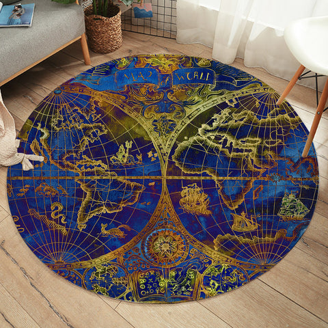 Image of Reflective Earth SWYD3607 Round Rug