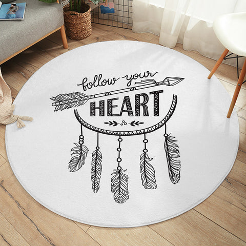 Image of Follow Your Heart Dreamcatcher SWYD3608 Round Rug