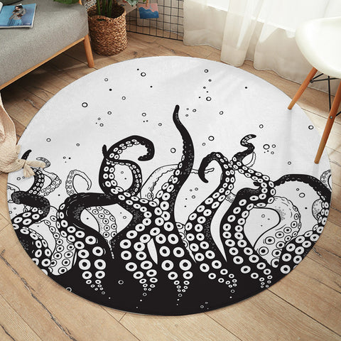 Image of Octopus's Tentacles SWYD3654 Round Rug