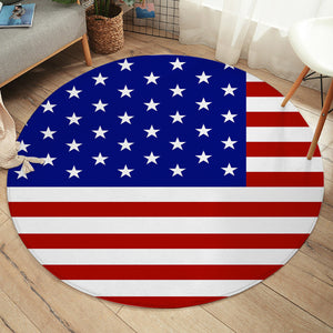 USA Flag SWYD3662 Round Rug