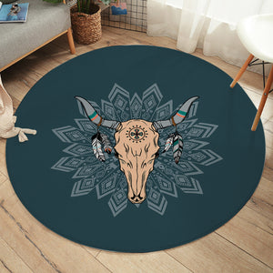 Buffalo Insect Dreamcatcher  SWYD3760 Round Rug