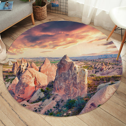 Image of Cloud Above Hills  SWYD3802 Round Rug