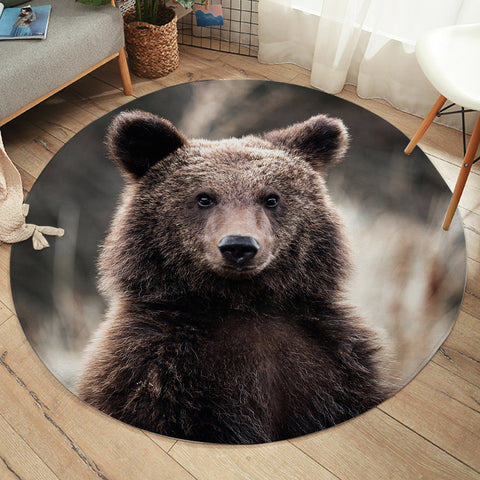 Image of Forest Black Bear SWYD4318 Round Rug
