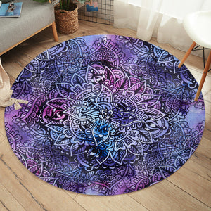 Purple Mandala Matrix  SWYD4646 Round Rug