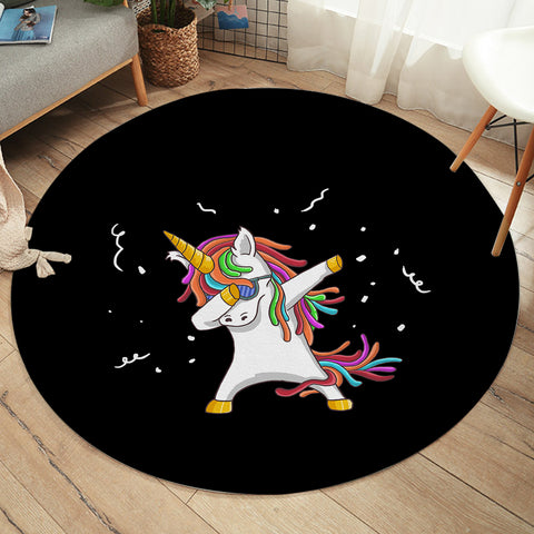 Image of Swag Dab Unicorn SWYD4648 Round Rug