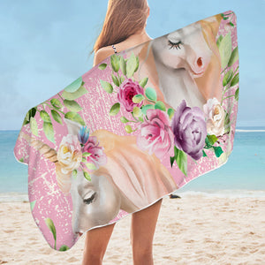 Rosy Unicorns SWYJ0010 Bath Towel