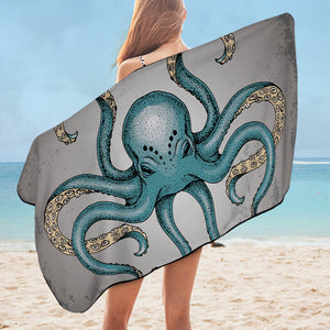 Angry Octopus SWYJ0081 Bath Towel