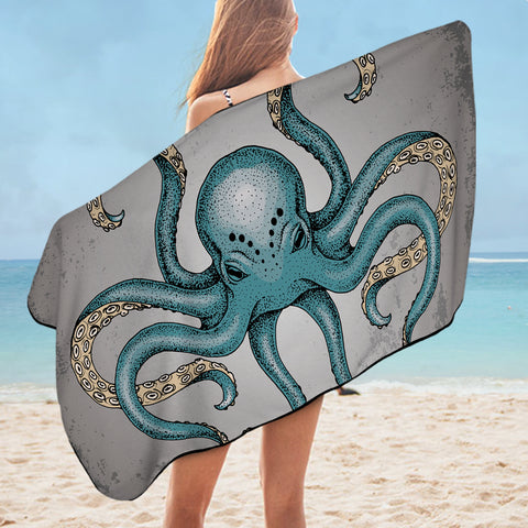 Image of Angry Octopus SWYJ0081 Bath Towel