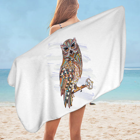 Image of Owl SWYJ0091 Bath Towel