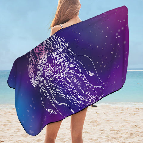Image of Jellyfish SWYJ0289 Bath Towel