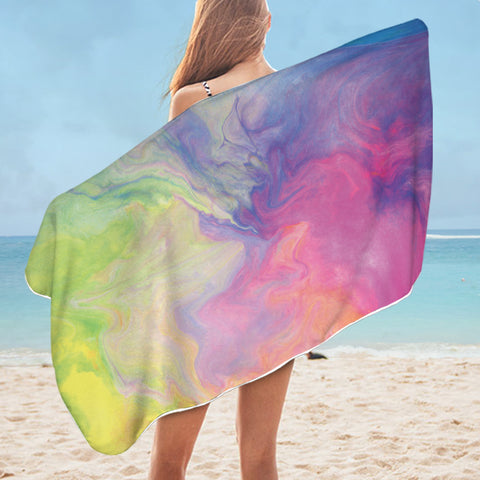 Image of Colorful Clouds SWYJ0295 Bath Towel