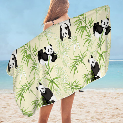 Image of Bamboo Pandas SWYJ0301 Bath Towel