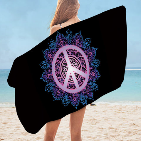 Image of Peace Mandala SWYJ0451 Bath Towel