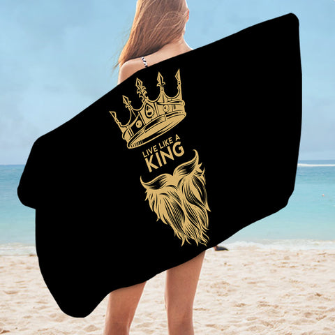Image of Live Like A King SWYJ0512 Bath Towel