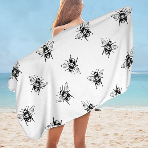 Image of Bee Society SWYJ0516 Bath Towel