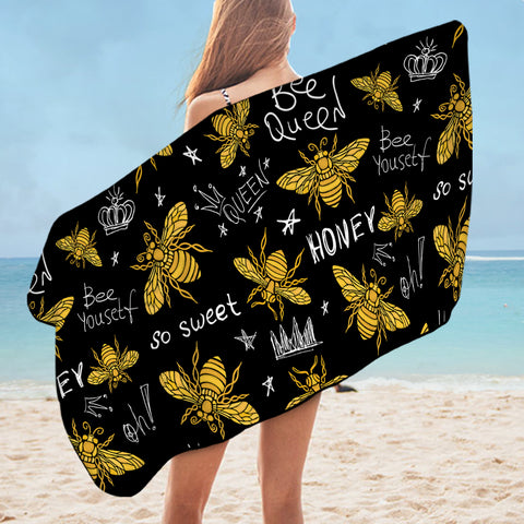 Image of Honey Hive SWYJ0529 Bath Towel