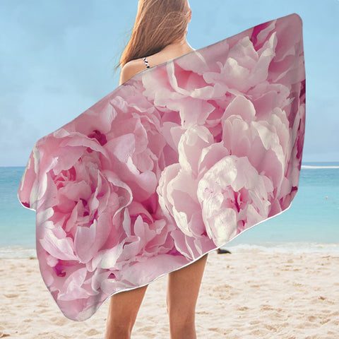 Image of Pink Roses SWYJ0636 Bath Towel