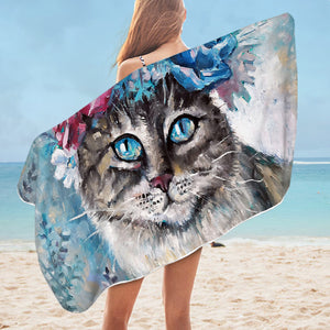Miss Meow SWYJ0648 Bath Towel
