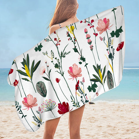 Image of Plant Collection SWYJ0649 Bath Towel