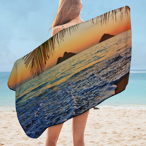 Image of Beach Sunset SWYJ0822 Bath Towel